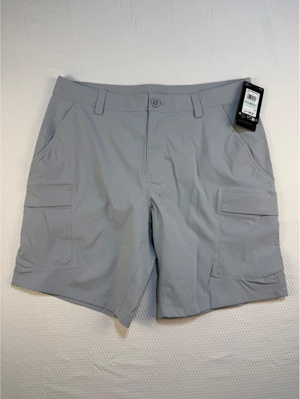 Under Armour Fish Hunter 2.0 Men’s 34 Cargo Shorts Gray UPF 50 New